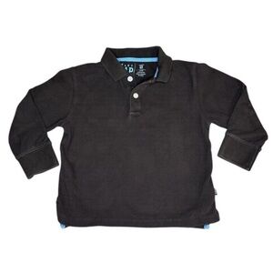 GAP Boys Brown‎ Long Sleeve Polo Shirt Size 2T